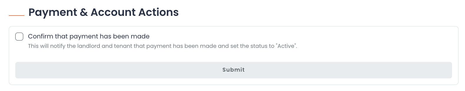 Payment Confirmation
