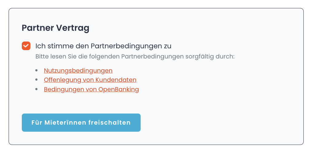 Produktbedinungen akzeptieren