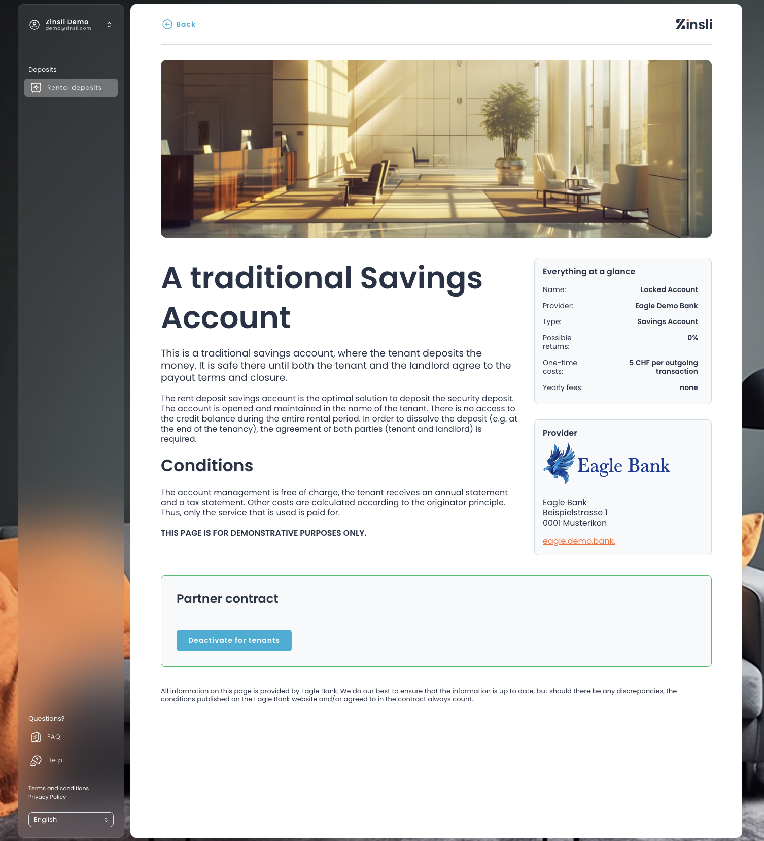 Detailed Product Listing